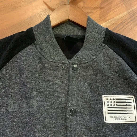 💯 Rare Used Mens Crooks & Castles Jacket - Picture 2 of 14